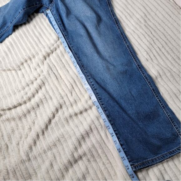 Warp Weft ASE Aspen Pitkin Straight Jeans Women 14/32 Light Wash Denim Eco - Picture 8 of 11